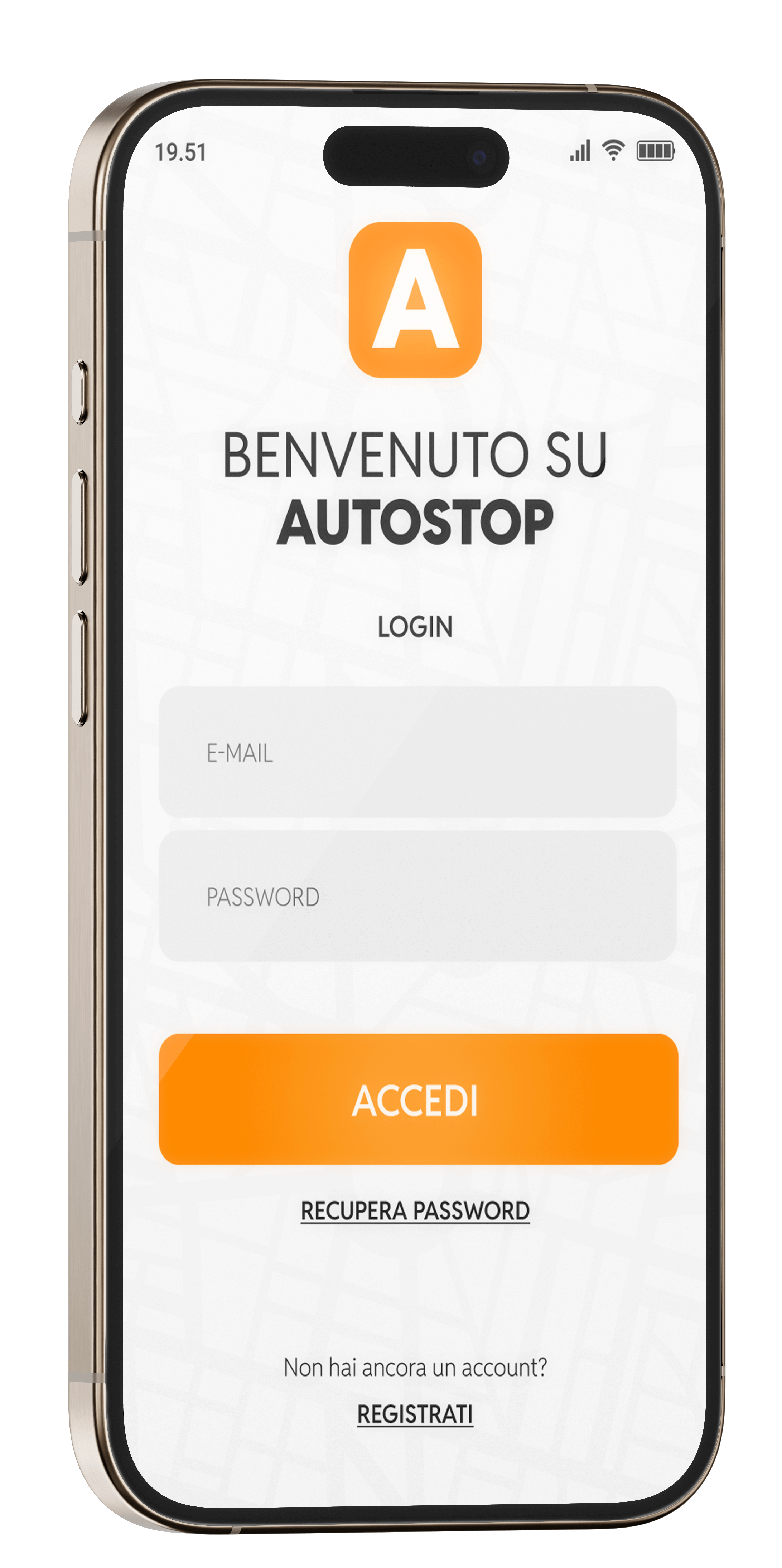 Preview dell'app Autostop